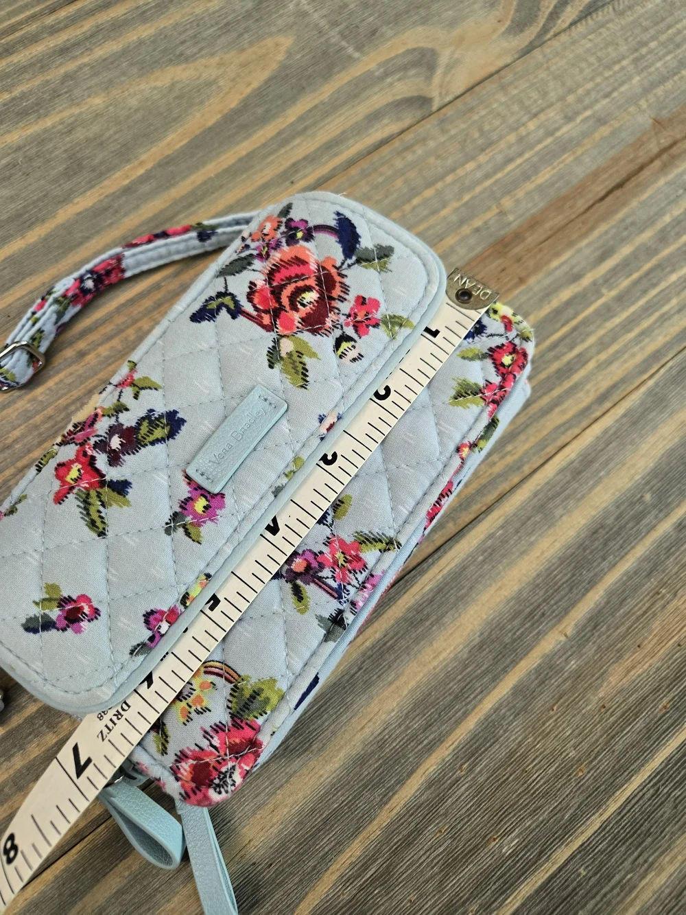 Vera Bradley Iconic RFID All Together Crossbody -WATER BOUQUET-
